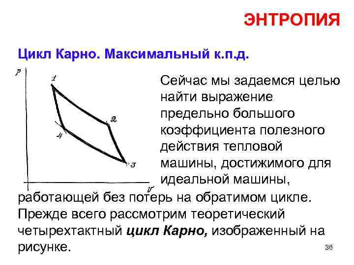 На рисунке изображен цикл карно в координатах т s где s энтропия