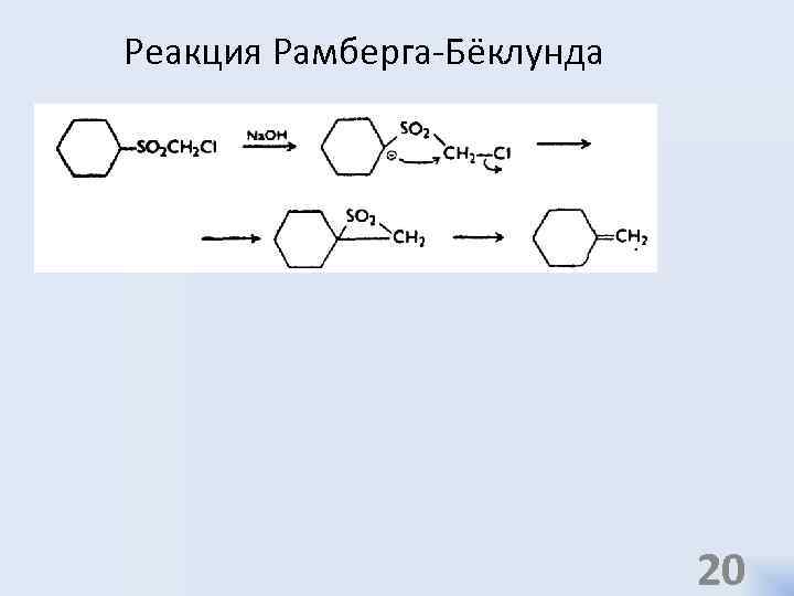 Реакция Рамберга-Бёклунда 20 