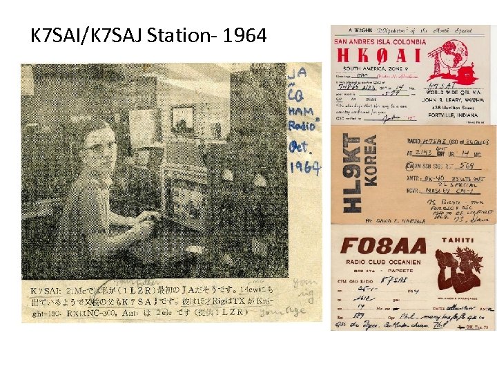 K 7 SAI/K 7 SAJ Station- 1964 