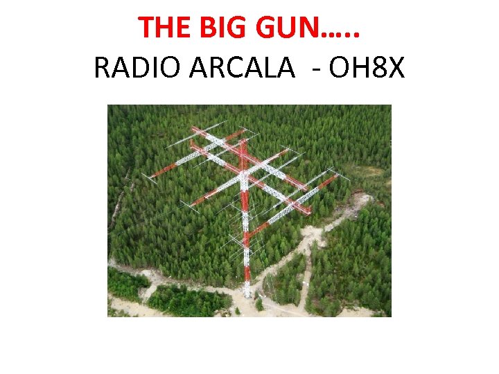 THE BIG GUN…. . RADIO ARCALA - OH 8 X 