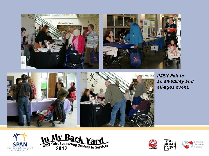 IMBY Fair is an all-ability and all-ages event. 2012 