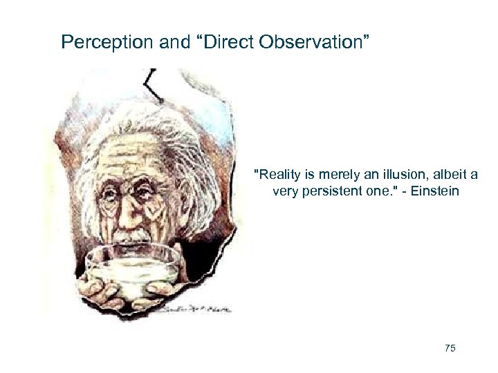 Perception and “Direct Observation” 