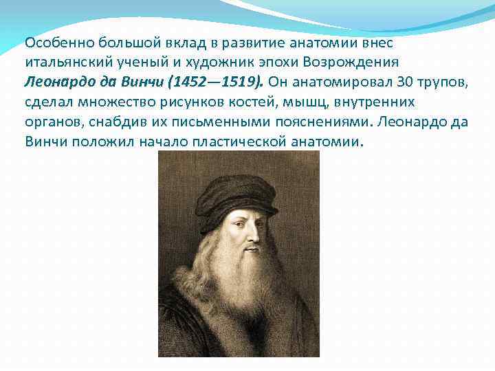 Презентация история развития анатомии