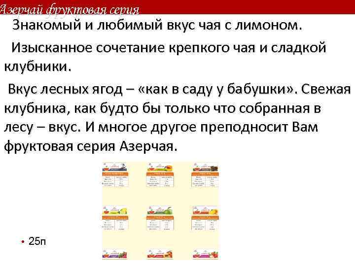 Азерчай фруктовая серия Знакомый и любимый вкус чая с лимоном. Изысканное сочетание крепкого чая