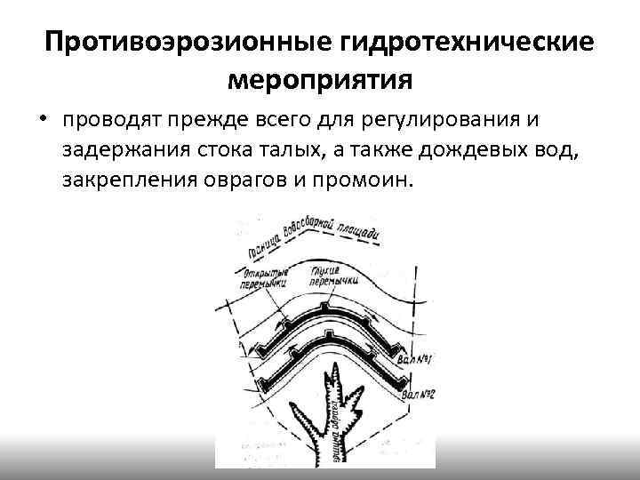 Порядок составления проекта противоэрозионных мероприятий