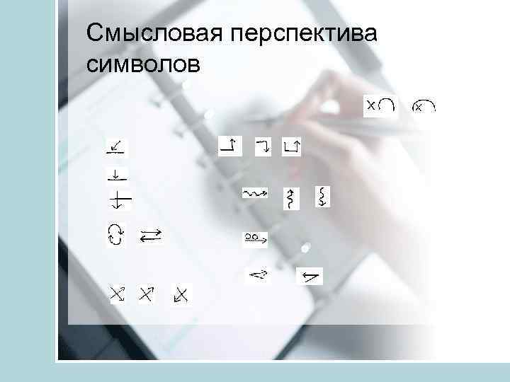 Смысловая перспектива символов 