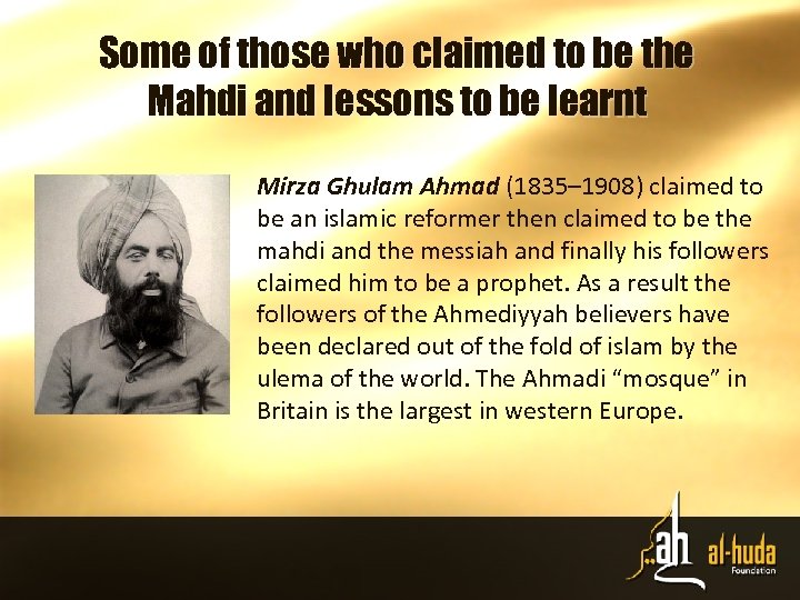 Some of those who claimed to be the Mahdi and lessons to be learnt