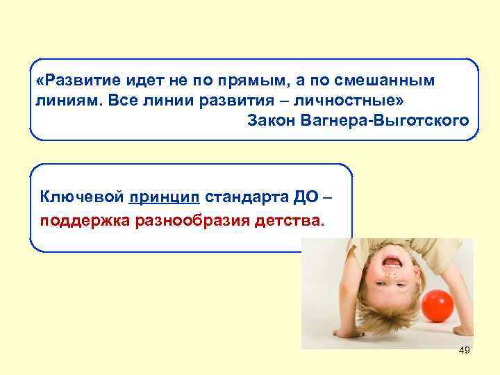  «Развитие идет не по прямым, а по смешанным линиям. Все линии развития –