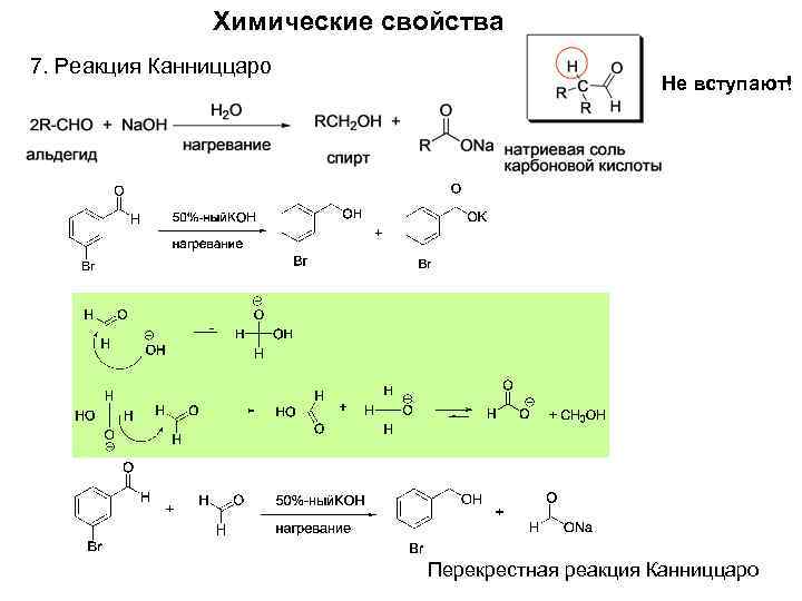 Реакция канниццаро