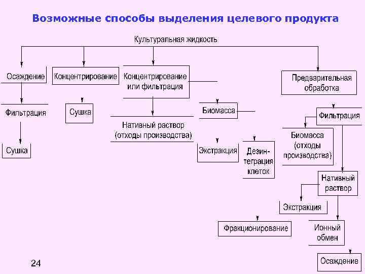 Выделить продукт. Методы выделения целевого продукта. Способы выделения целевых продуктов. Пути модификации целевого продукта. Этапы выделения целевого продукта.