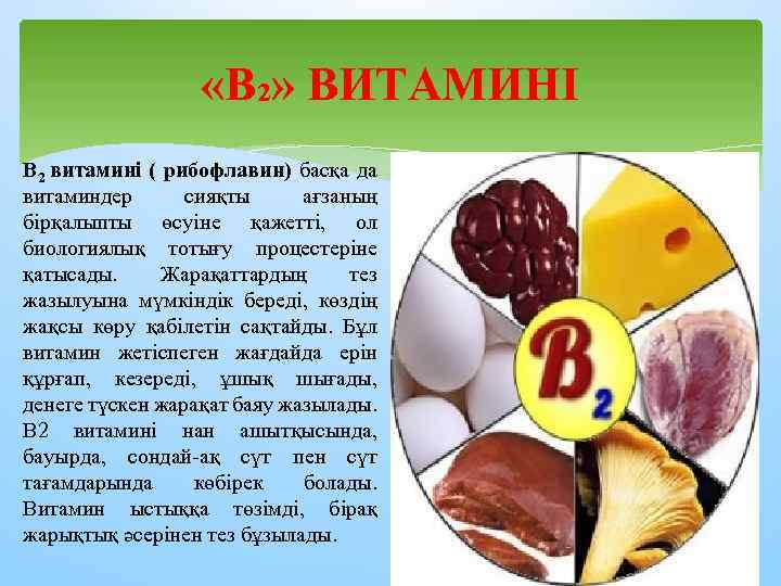 Витаминдер презентация қазақша