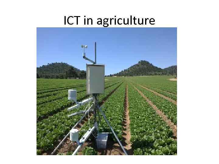 ICT in agriculture 