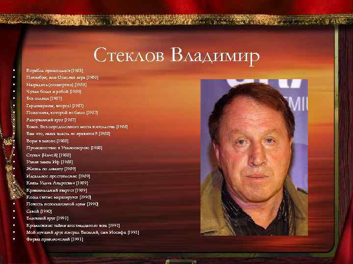 Стеклов Владимир • • • • • • • Корабль пришельцев [1985] Плюмбум, или