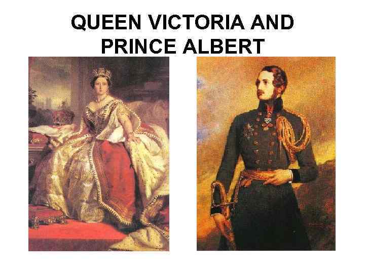 QUEEN VICTORIA AND PRINCE ALBERT 