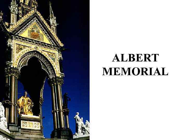 ALBERT MEMORIAL 