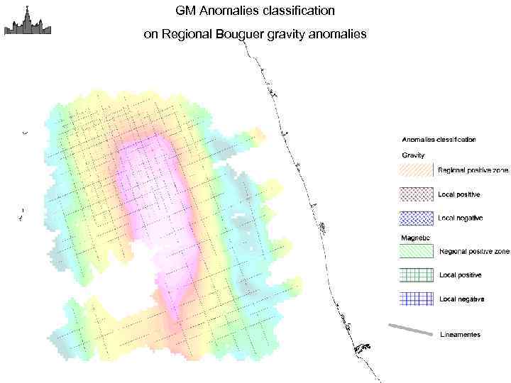 GM Anomalies classification on Regional Bouguer gravity anomalies 