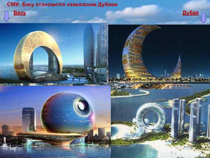 СМИ: Баку становится кавказским Дубаем Баку Дубай 