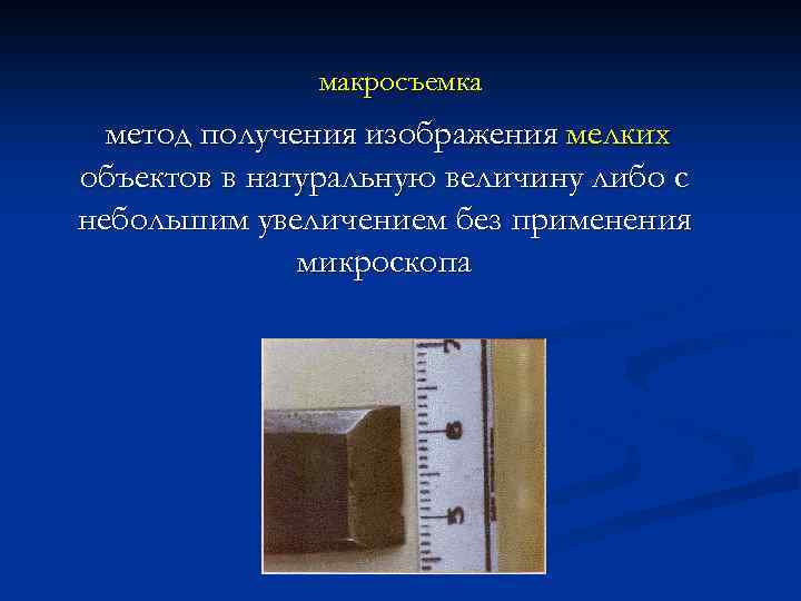 макросъемка метод получения изображения мелких объектов в натуральную величину либо с небольшим увеличением без