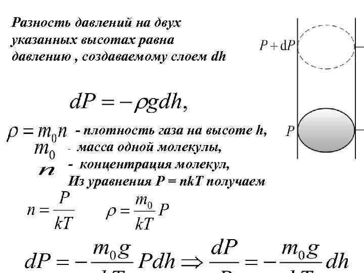 Плотность равных давлений. Разность давлений. Разность давлений формула. Почему разность давлений равна GH?. Почему разность давлений равна PGH.