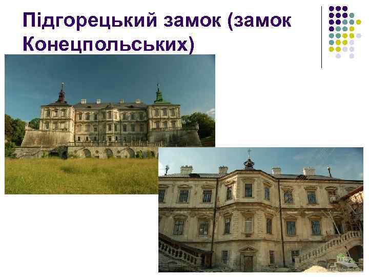 Підгорецький замок (замок Конецпольських) 