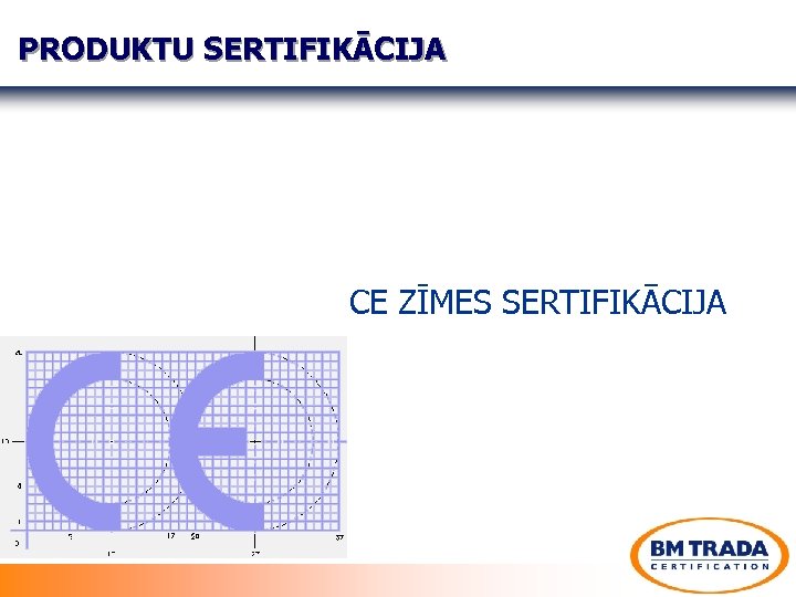 PRODUKTU SERTIFIKĀCIJA CE ZĪMES SERTIFIKĀCIJA 