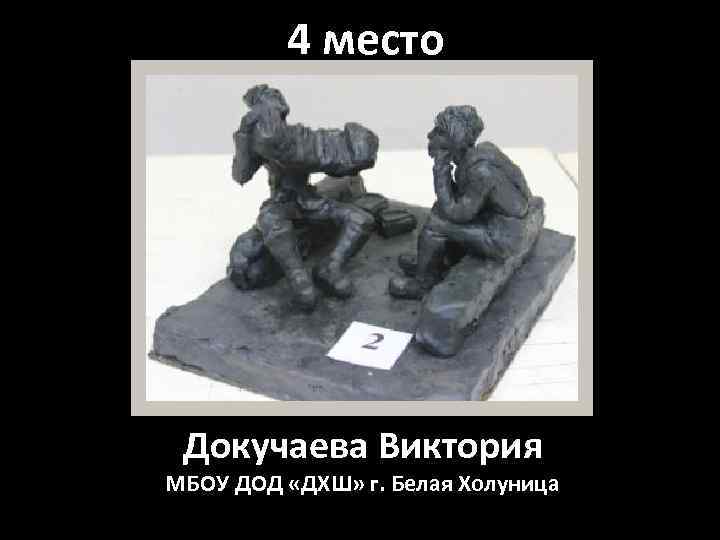 4 место Докучаева Виктория МБОУ ДОД «ДХШ» г. Белая Холуница 