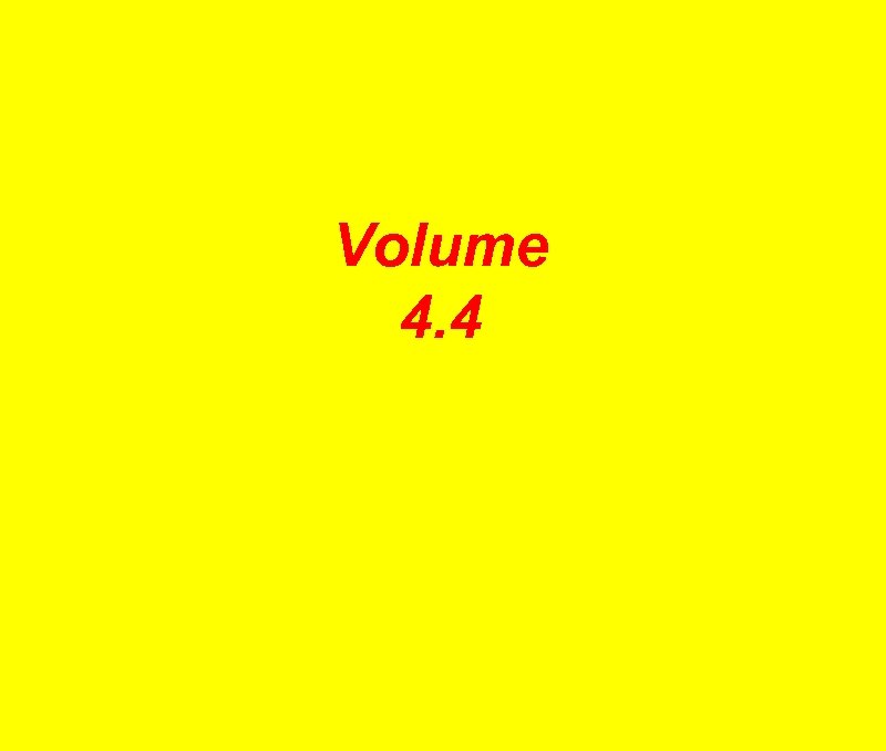 Volume 4. 4 