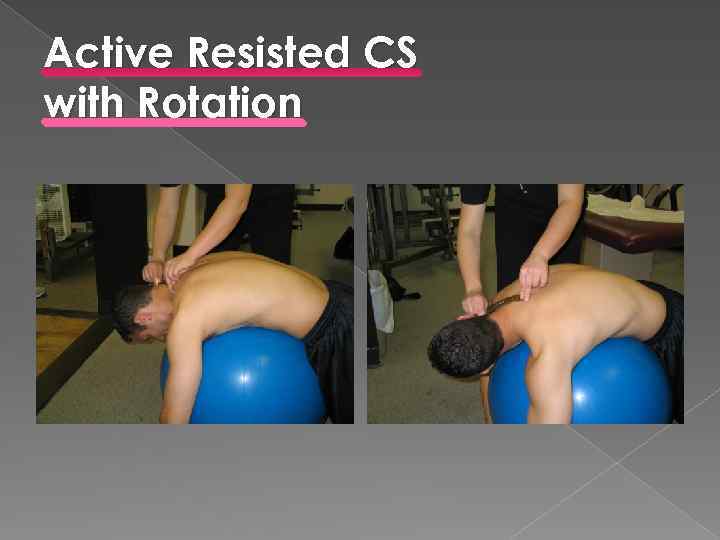Active Resisted CS with Rotation 