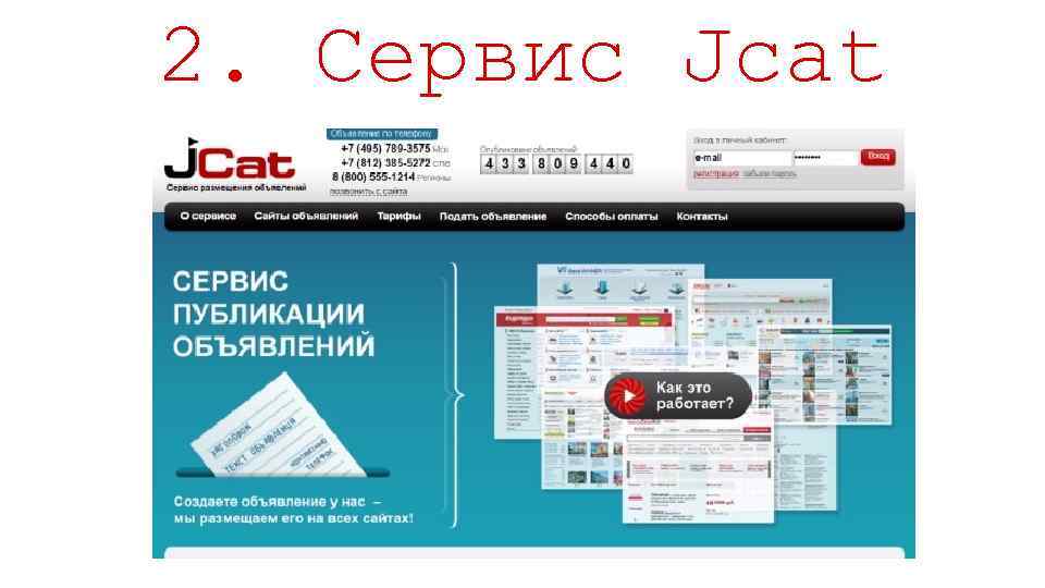 Публикация объявлений. Сервис JCAT. JCAT недвижимость. 2 2 Сервис интернет магазин в СПБ. JCAT офис.