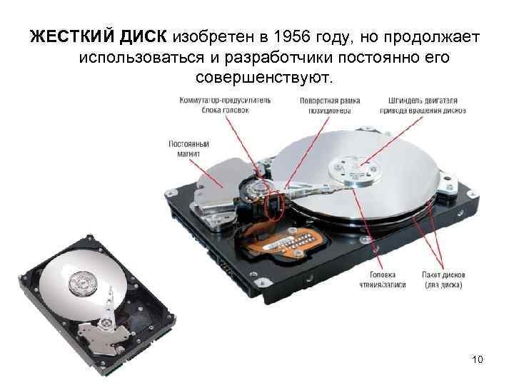 ЖЕСТКИЙ ДИСК изобретен в 1956 году, но продолжает использоваться и разработчики постоянно его совершенствуют.