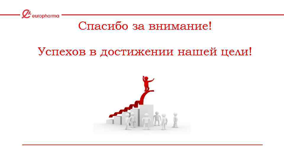 Спасибо за внимание! Успехов в достижении нашей цели! 