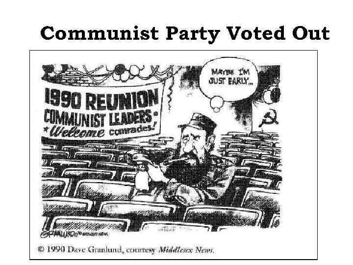 Communist Party Voted Out 