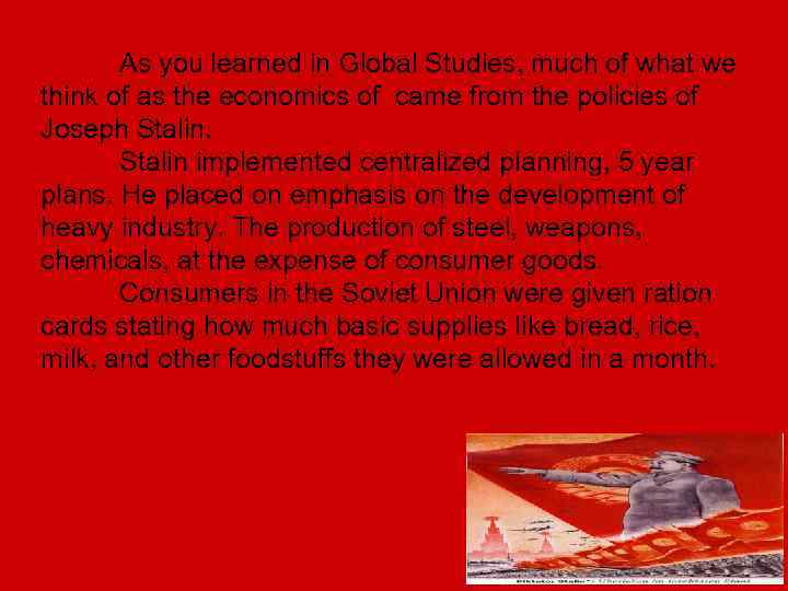 As you learned in Global Studies, much of what we think of as the