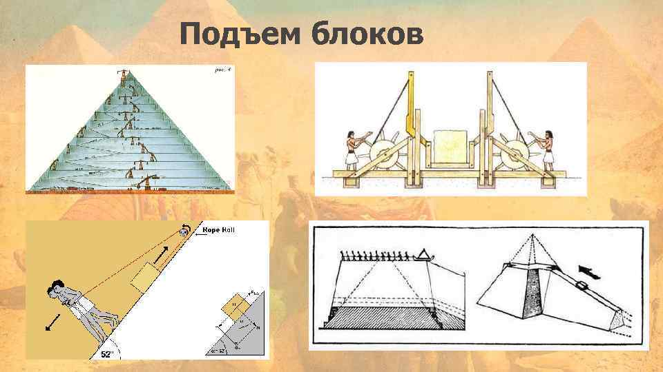  Подъем блоков 