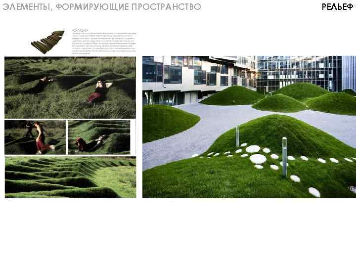 ЭЛЕМЕНТЫ, ФОРМИРУЮЩИЕ ПРОСТРАНСТВО РЕЛЬЕФ 