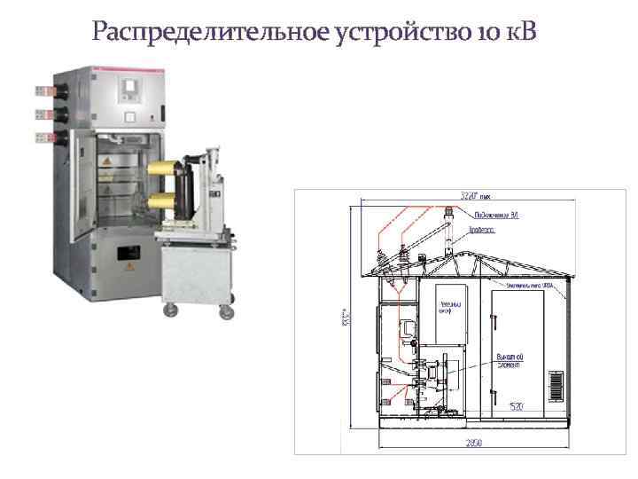 Распределительное устройство 10 к. В 