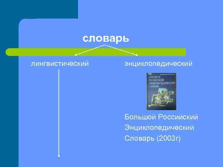 словарь лингвистический энциклопедический Большой Российский Энциклопедический Словарь (2003 г) 