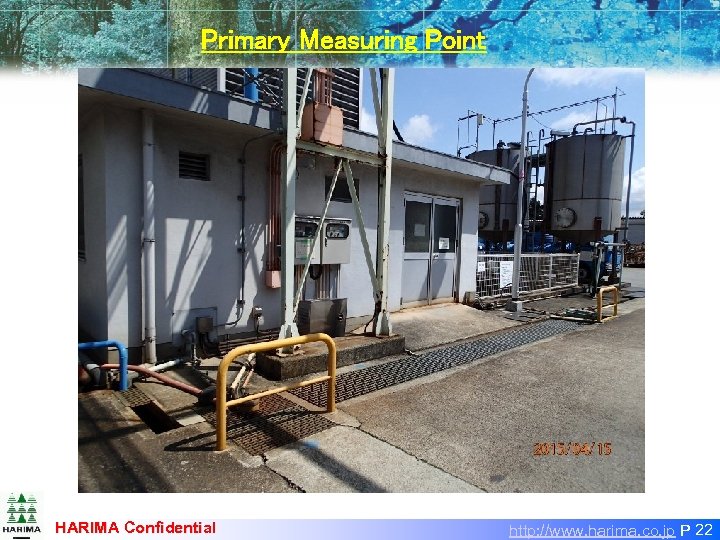 Primary Measuring Point HARIMA Confidential http: //www. harima. co. jp P 22 