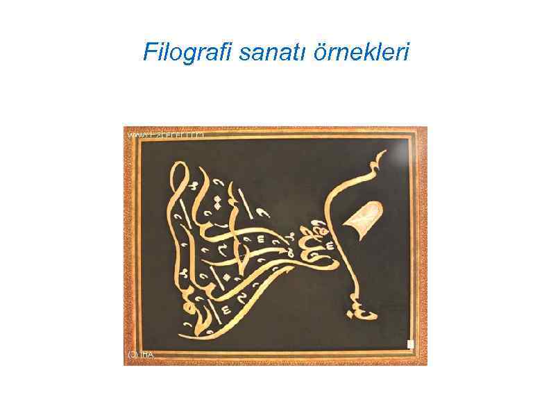 Filografi sanatı örnekleri 