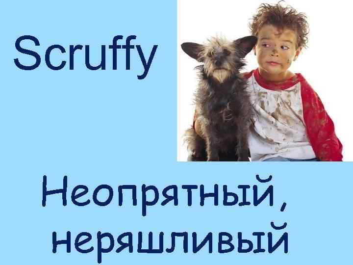 Scruffy Неопрятный, неряшливый 