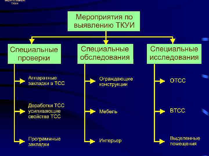 Мер-я по выяв-ю ТКУИ 