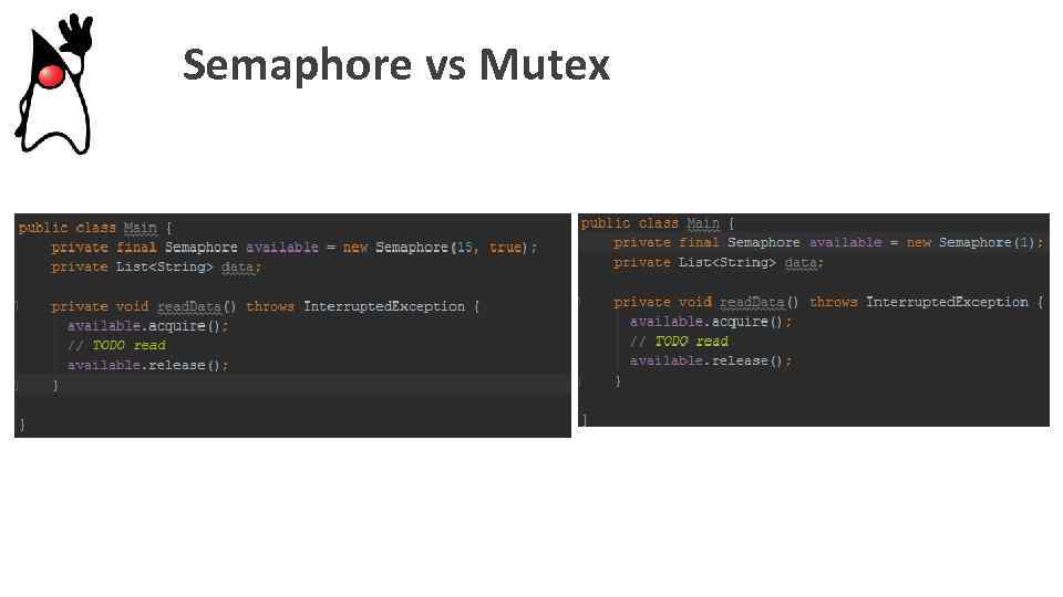 Semaphore vs Mutex 
