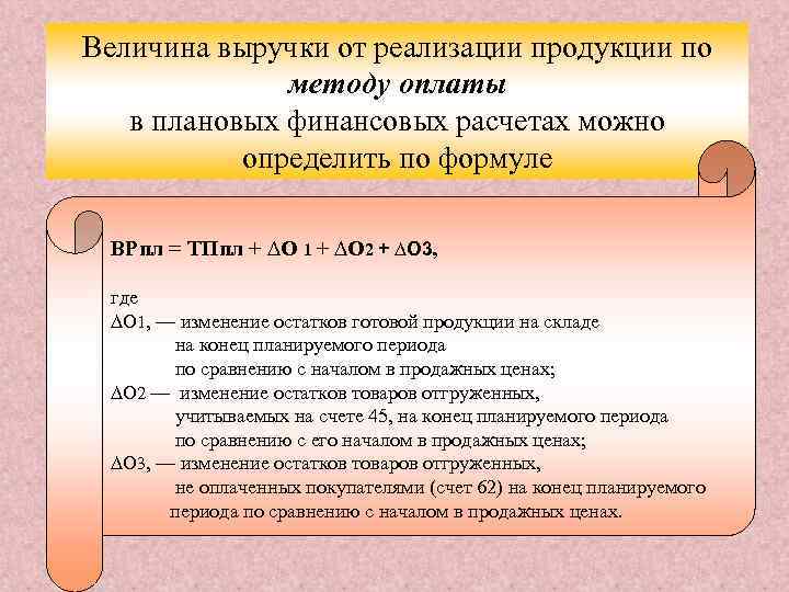 Года выручка от реализации продукции