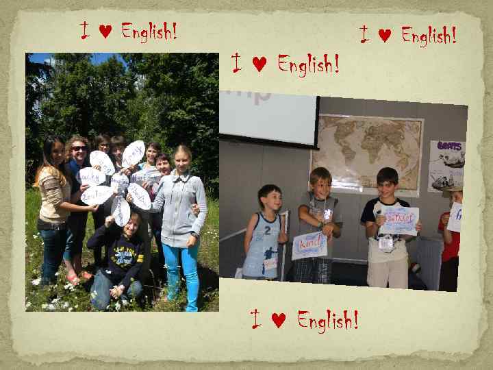 I English! 