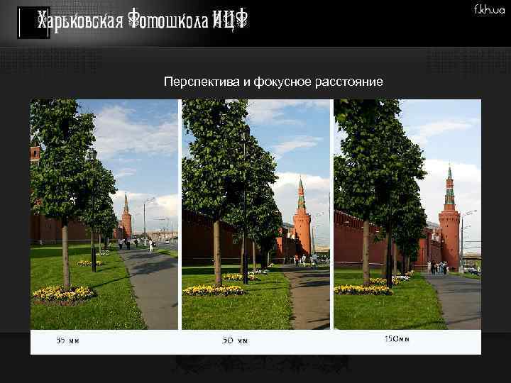 Перспектива и фокусное расстояние 