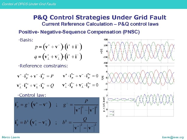 Control of DPGS Under Grid Faults P&Q Control Strategies Under Grid Fault Current Reference