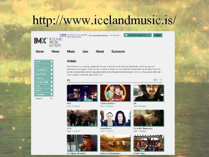 http: //www. icelandmusic. is/ 