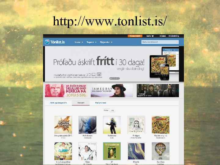 http: //www. tonlist. is/ 