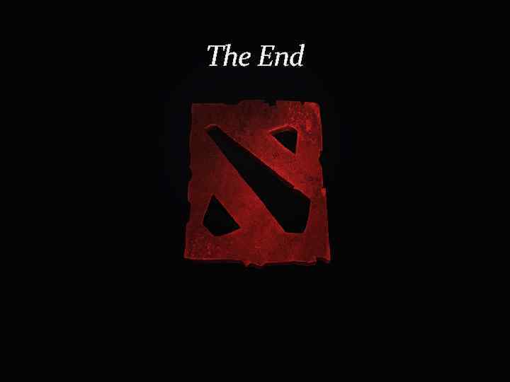 The End 