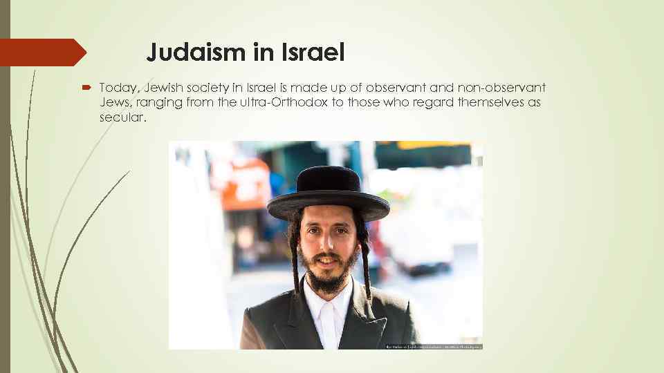 Judaism in Israel Today, Jewish society in Israel is made up of observant and